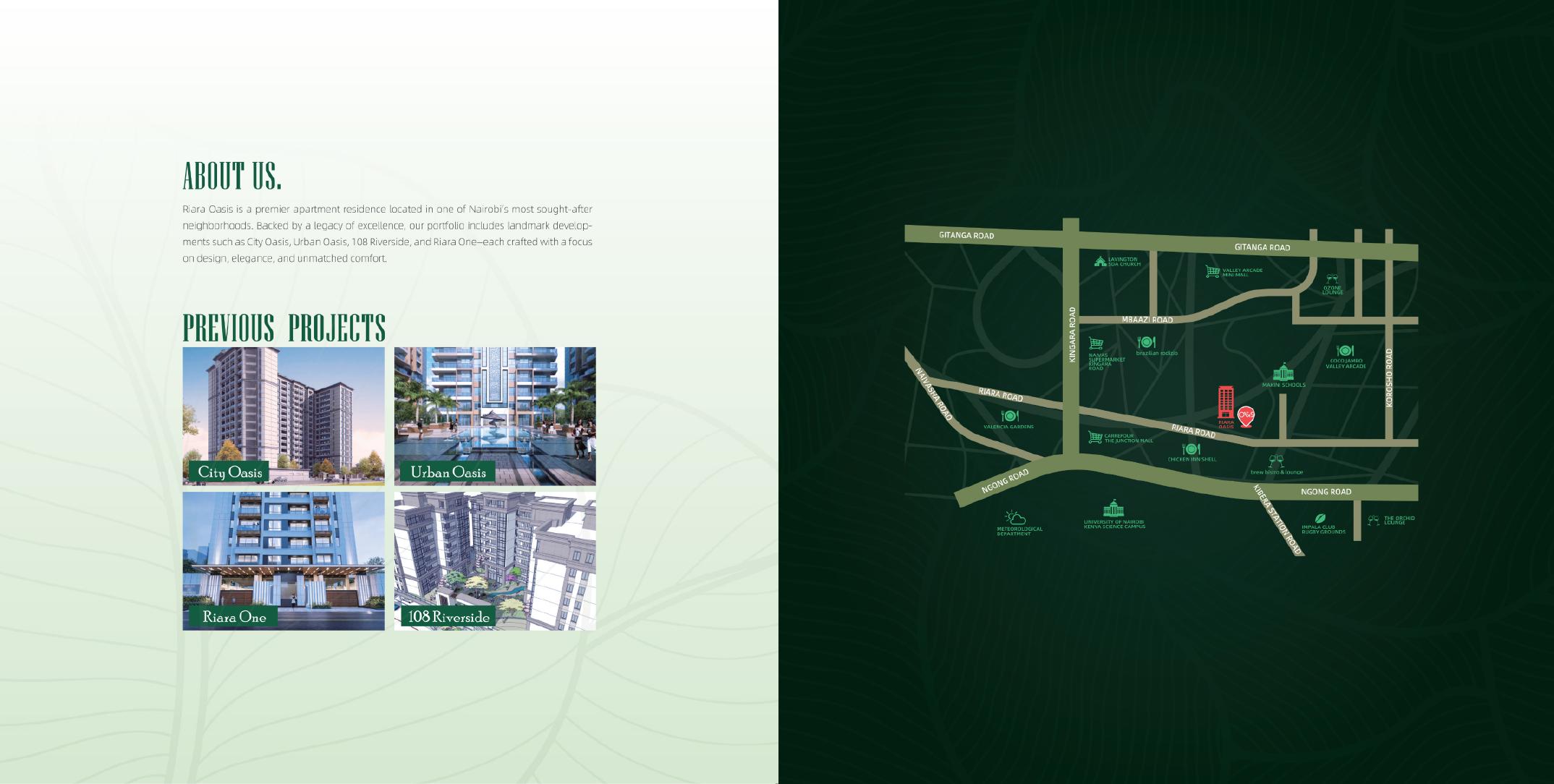 Riara Oasis brochure page 1