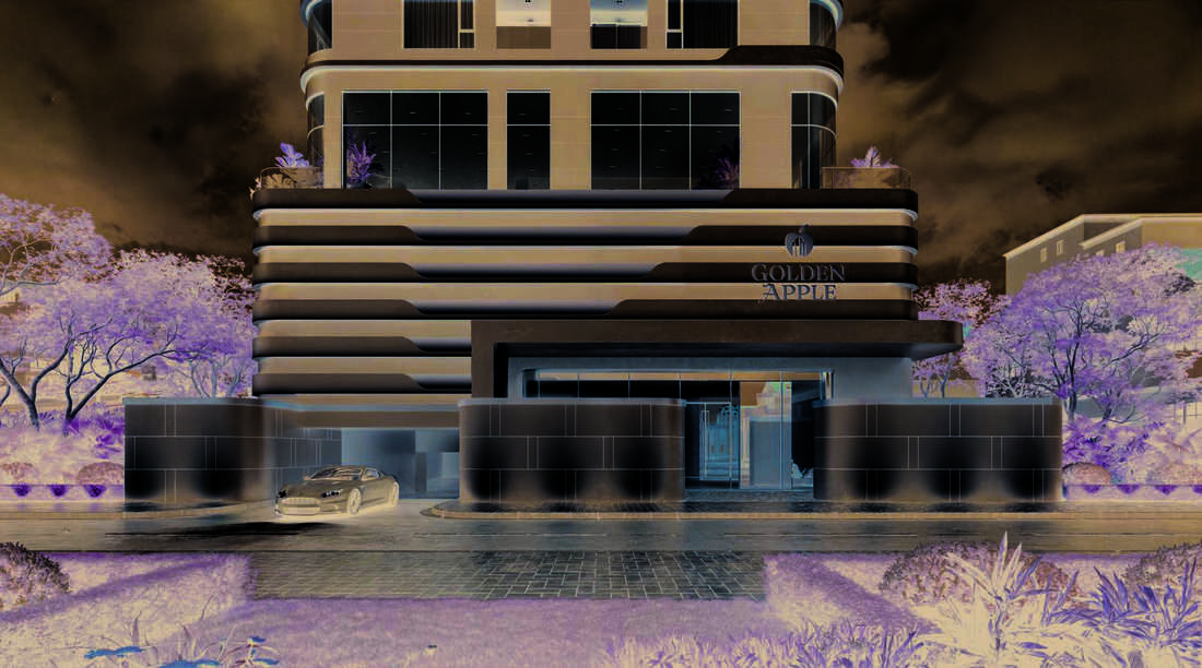 Golden Apple Residence entrance
