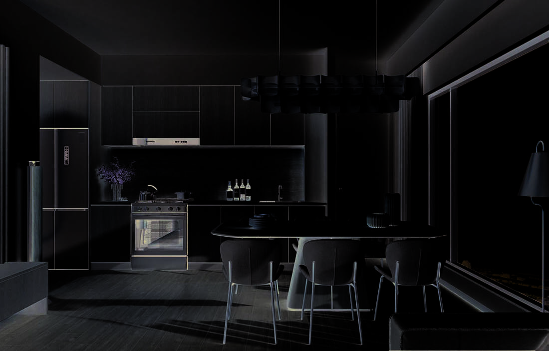 Golden Apple Residence kitchen