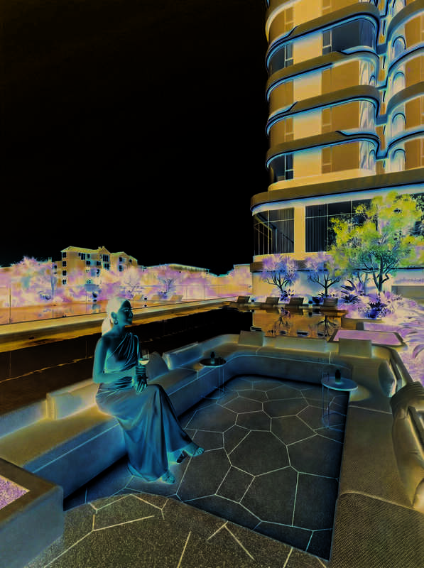 Golden Apple Residence swimming pool and leisure deck